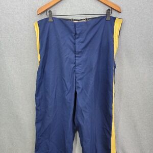 Dress Trousers  Military Uniform Pants Mens Size 35R Navy Gold